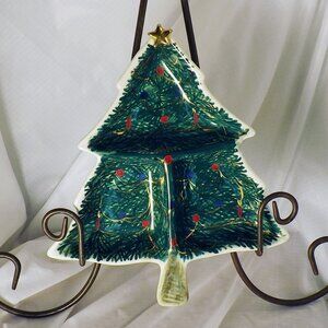 VTG- Christmas Tree Dish